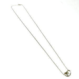 TIFFANY Co Silver Elsa Peretti Bean Necklace
